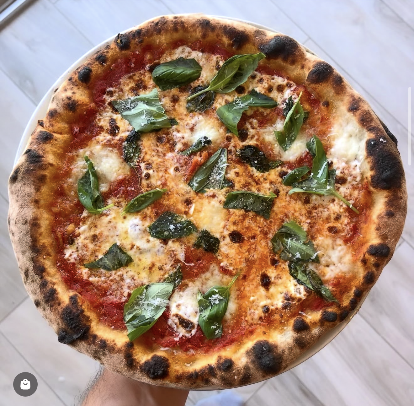 Hot honey pepperoni pizza